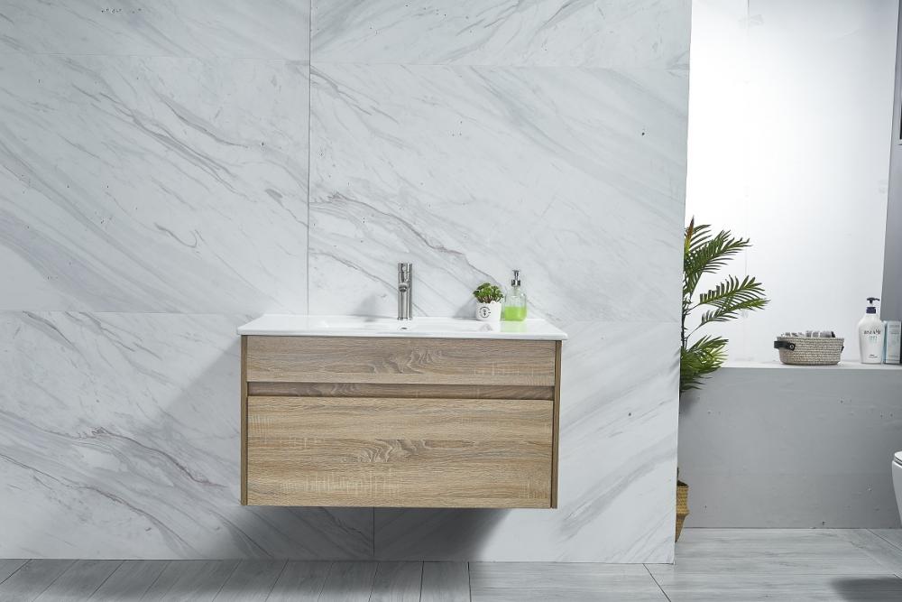 Original Oak Wall Hung 750mm Vanity with Single Basin