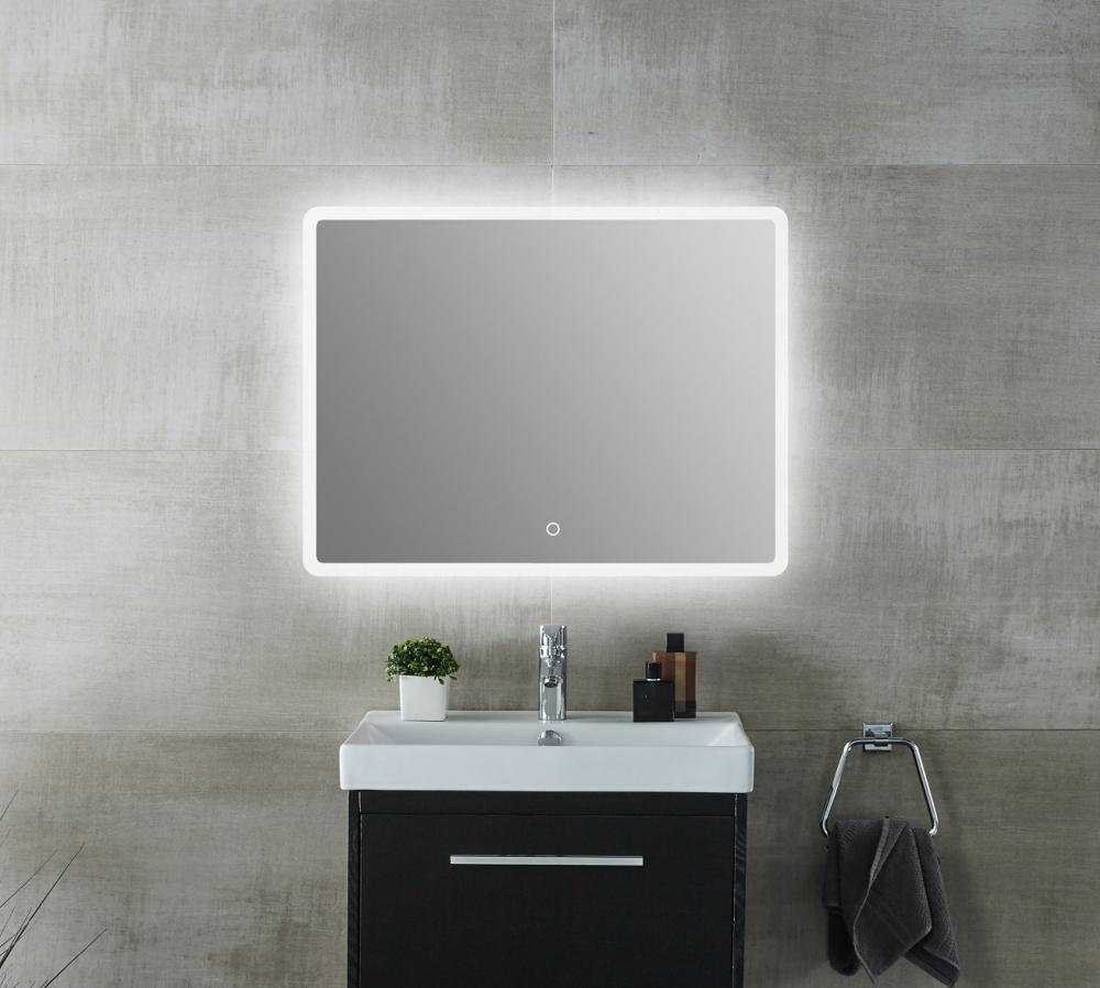 900*700mm Frameless Square LED Mirror