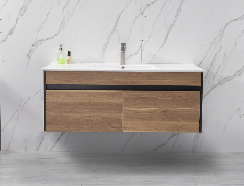 Cork Shadow 1200mm Wall Hung Vanity with Single Basin