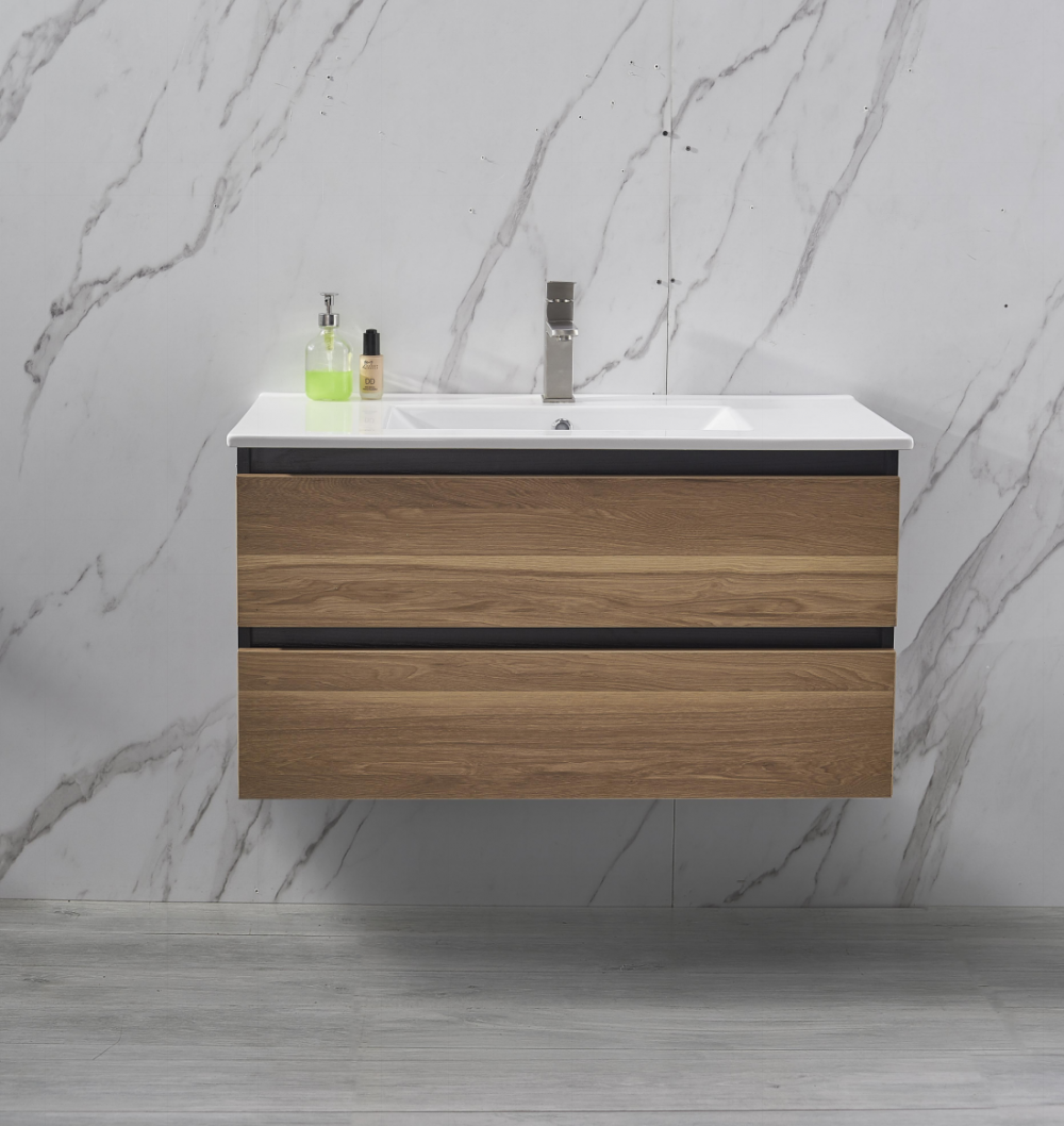 Cork Shadow 750mm Wall Hung Vanity with Single Basin