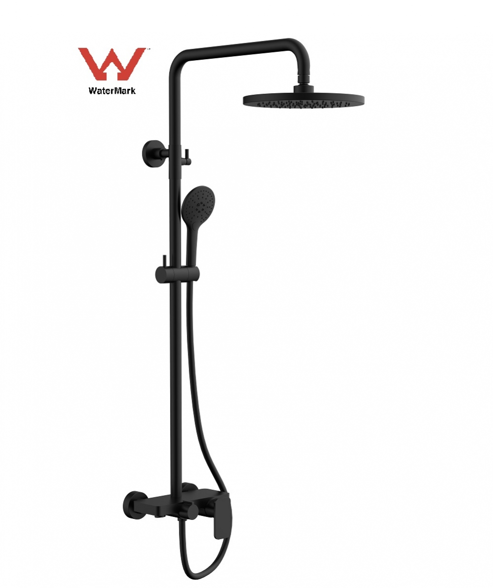 240110PH Shower set - Matt Black - 明装