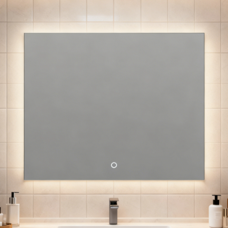 NU-907F, LED mirror without frosted edges