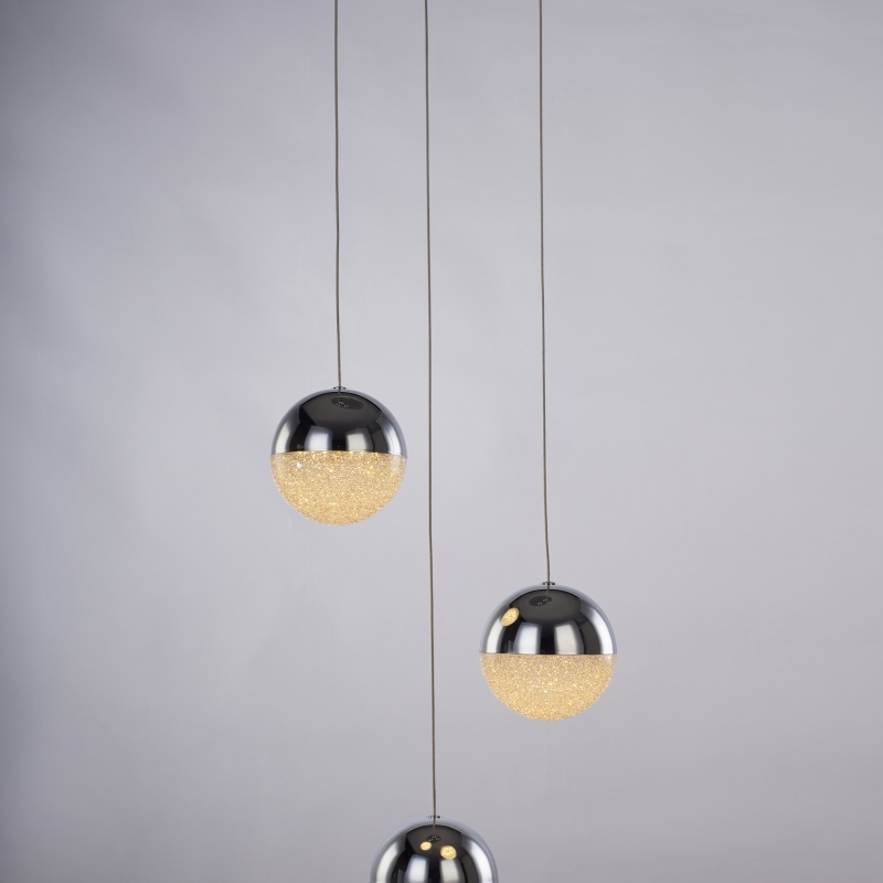 NULD-3057-3A LED Light, Chrome