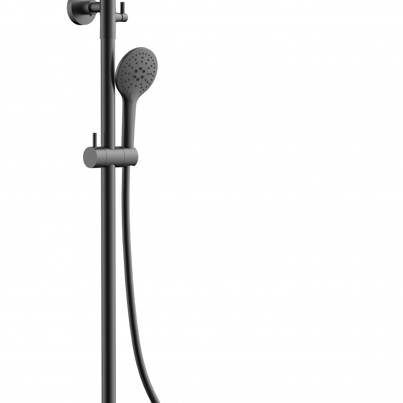 240110GM Shower set - Gun Metal - 明装