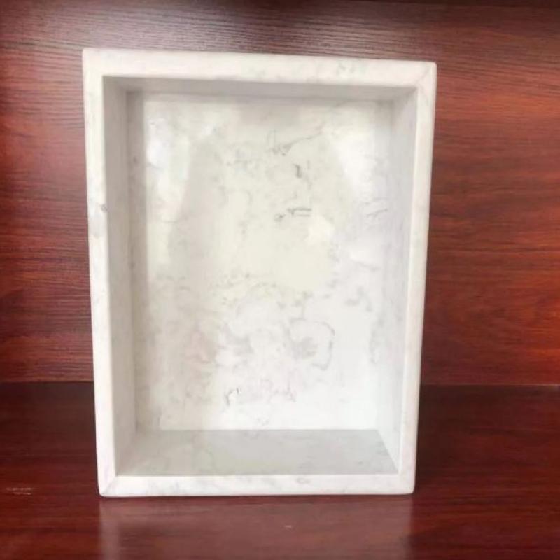 Artificial Stone Shower Niche，428*328*108, Marble Color人造石盘 大花白