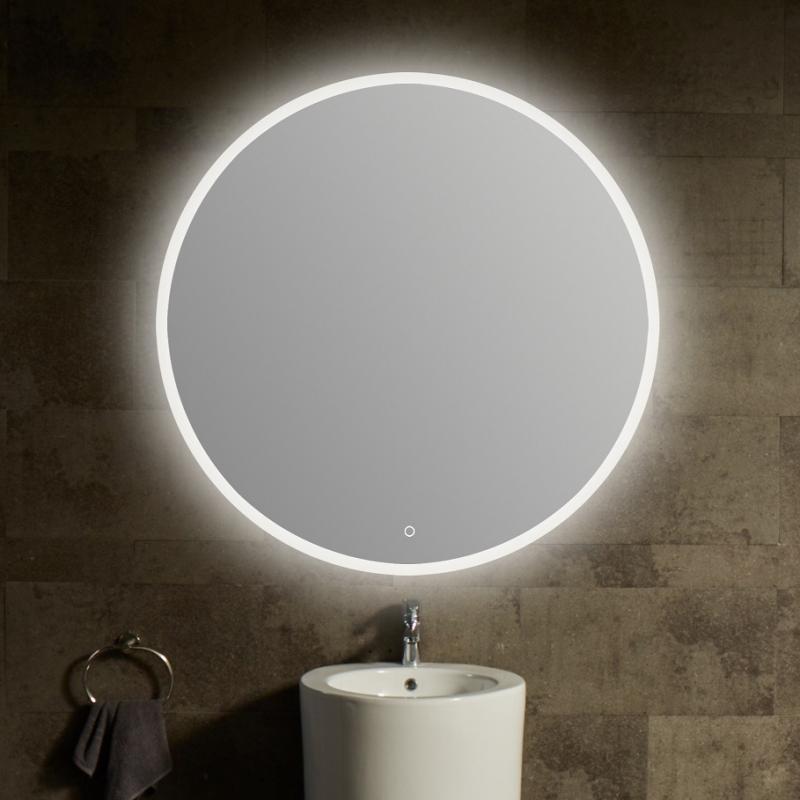 Φ800mm Framed Round LED Mirror