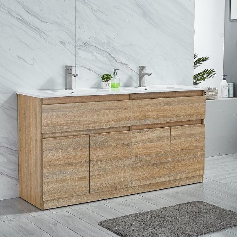 Original Oak Free Standing 1500mm Vanity with Double Basin