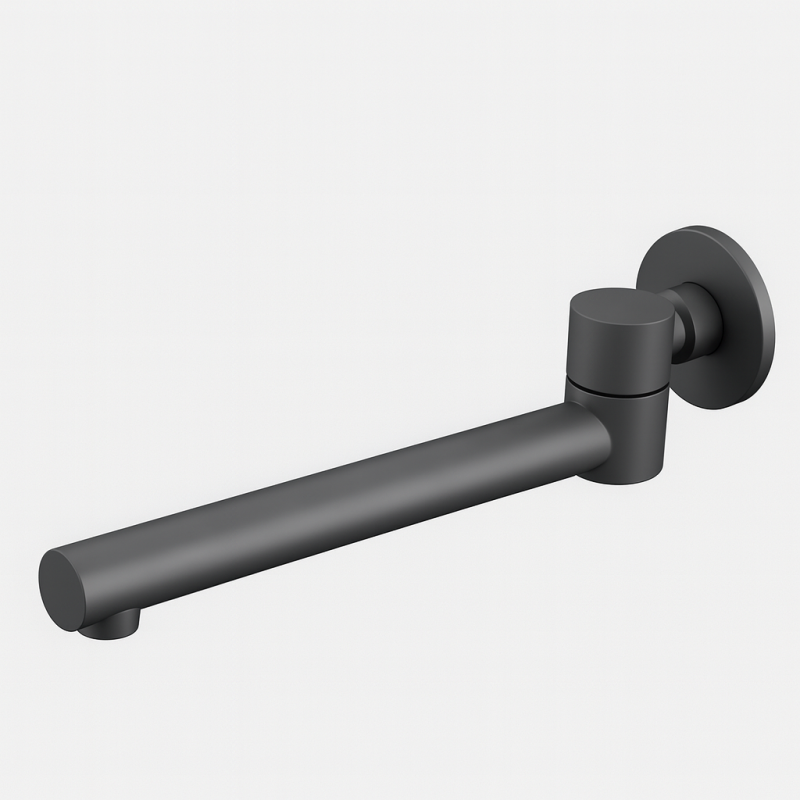 420029GM-NEW Bath spout - Gun Metal
